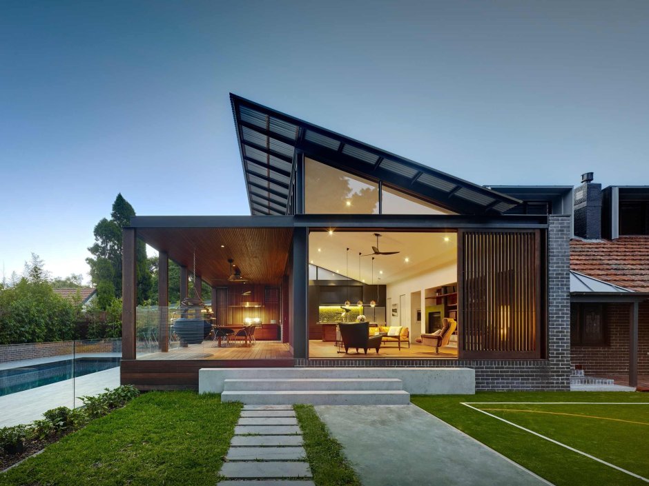 Фахверк стиль вилла экстерьер