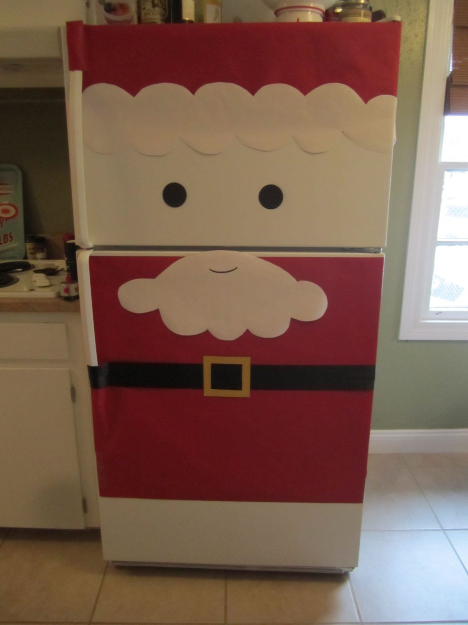 Расписной холодильник