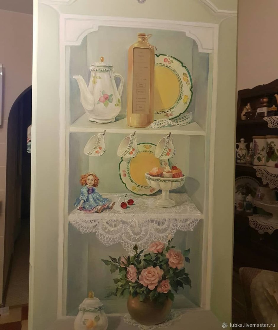 Разрисованный холодильник