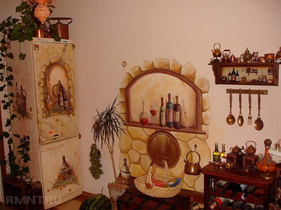 Декорируем старый шкаф