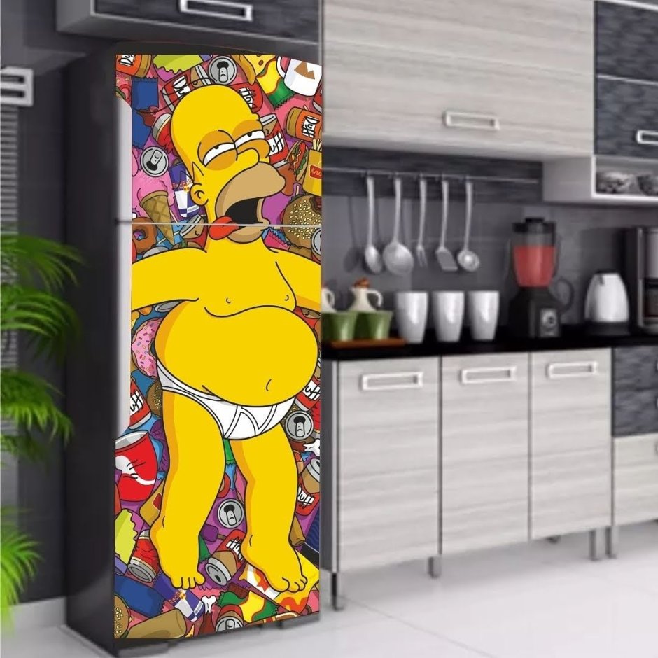 Наклейка на холодильник -паб