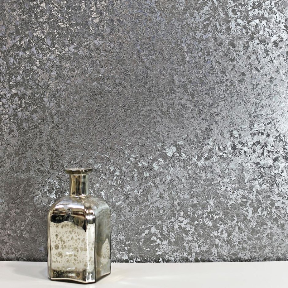 Серебристая краска для стен