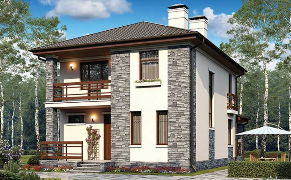 Двухэтажный дом