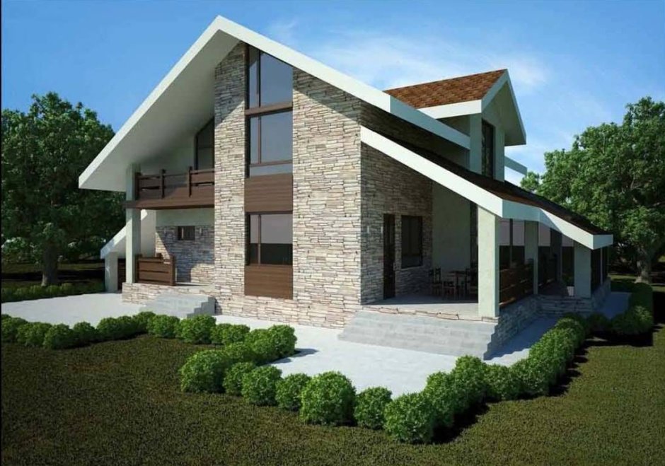 Проекты коттеджей из газобетона