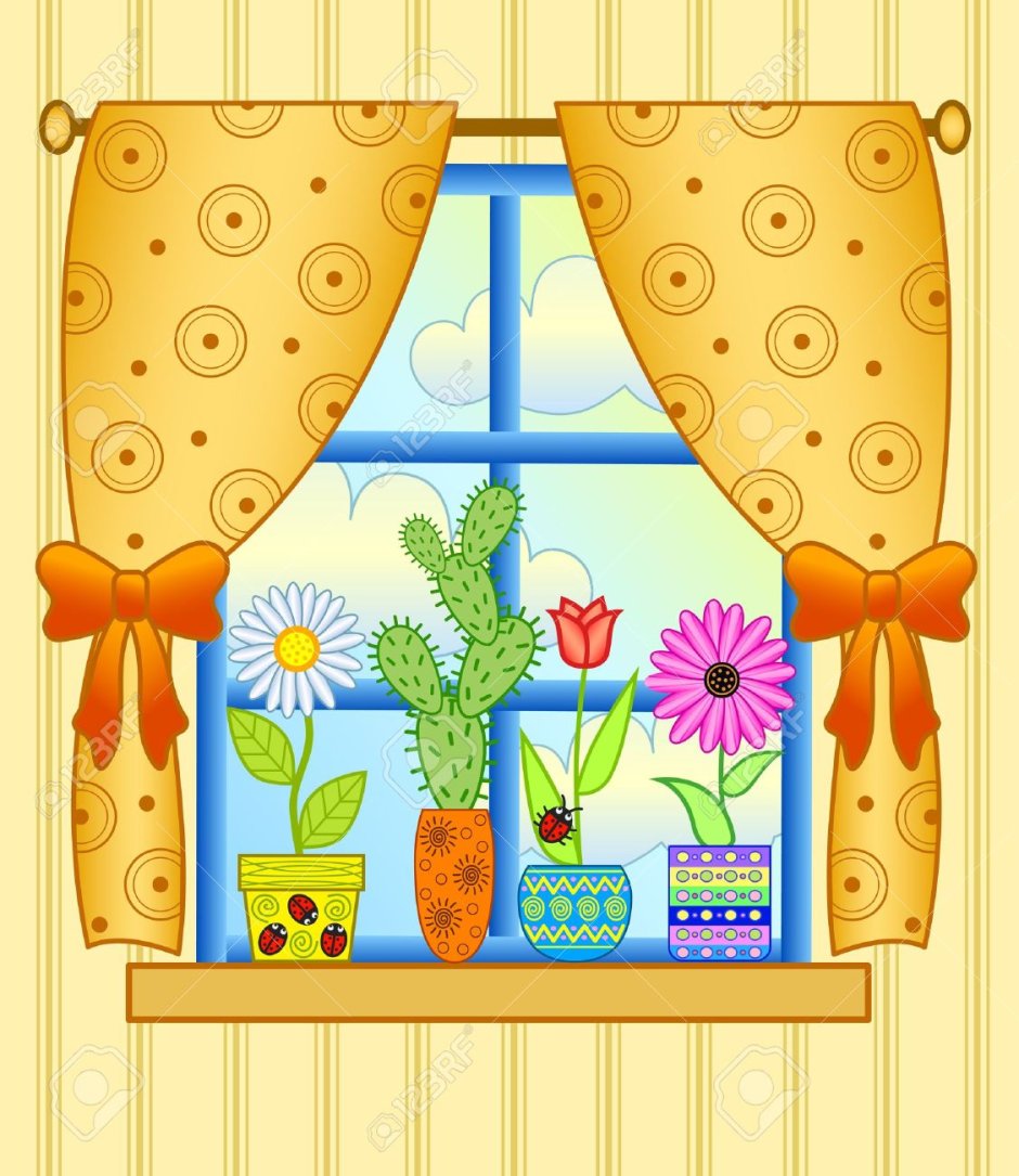 Что нарисовать на окне в детском саду