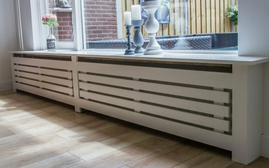 Спрятать батарею отопления