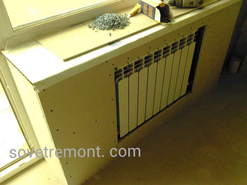 Короб под батарею