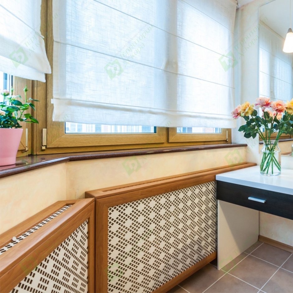 Батарея на балконе