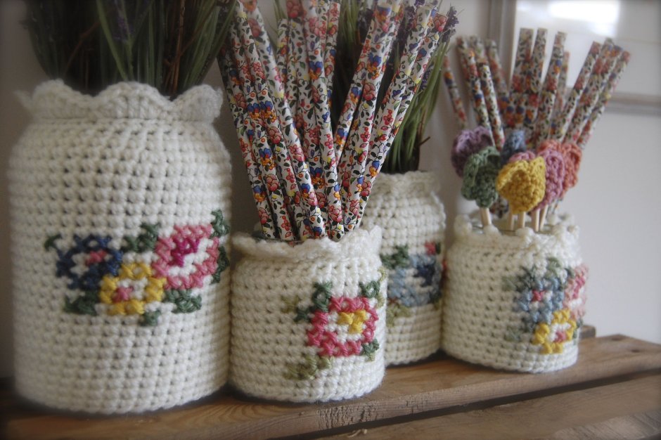 Вязаные интерьерные штучки