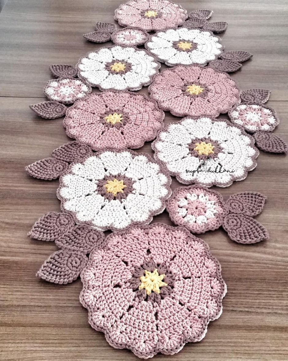 Коврик крючком