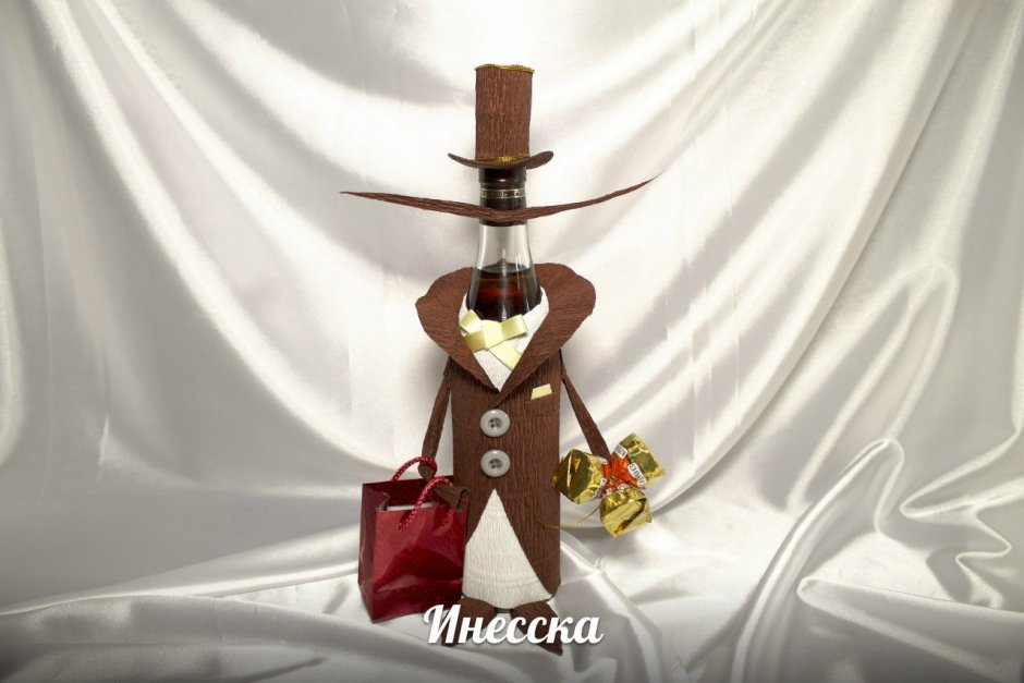 Декор коньяка для мужчины