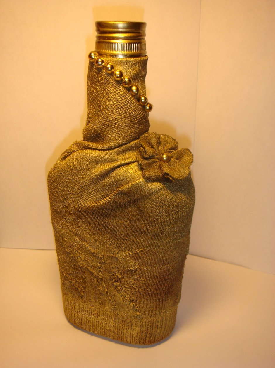 Украшение бутылки для мужчины