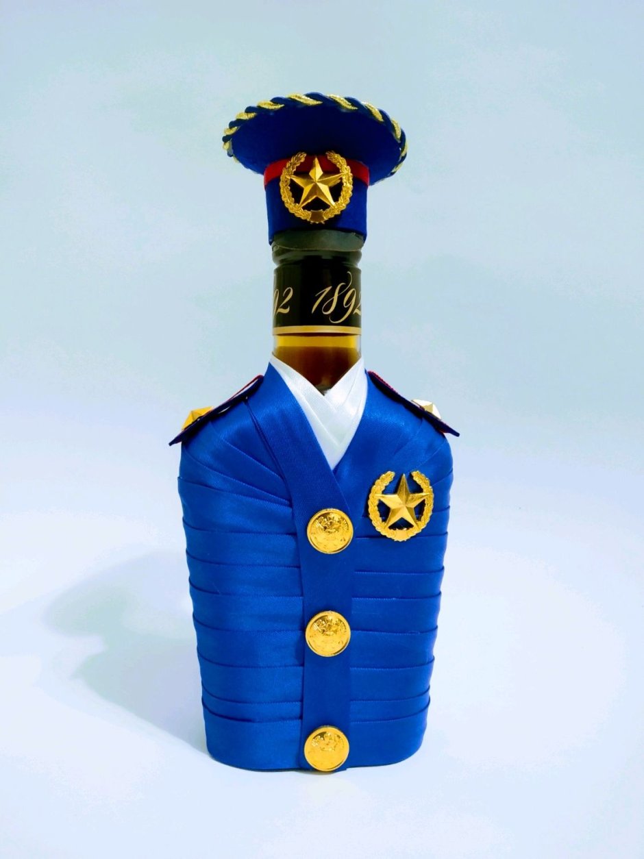 Украшение бутылки для мужчины