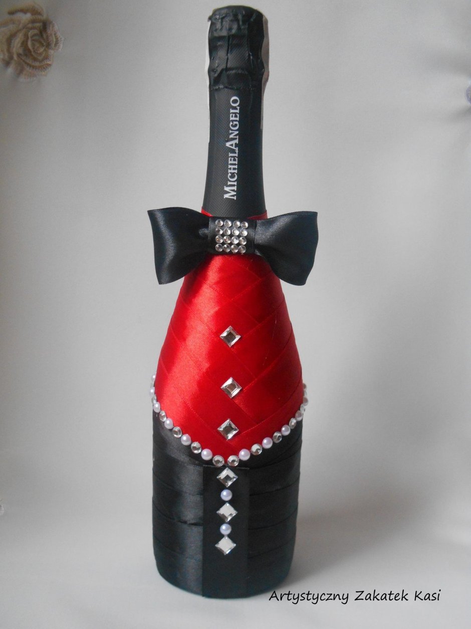 Украшение бутылки для мужчины