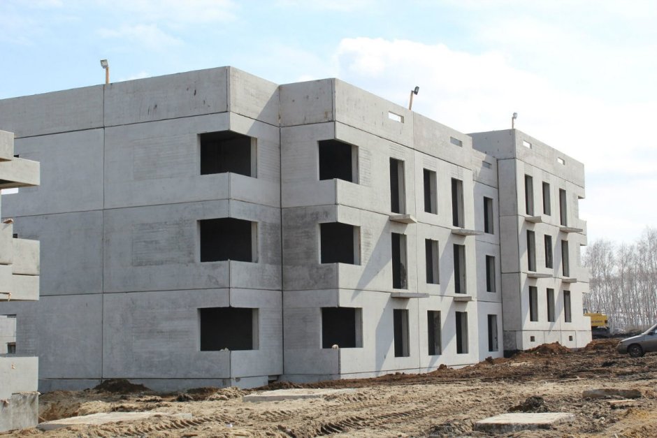 Панельный многоэтажный дом