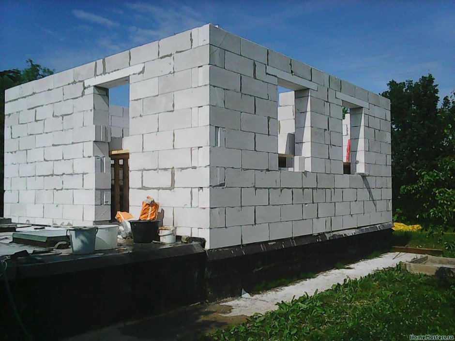 Дом из газобетонных блоков