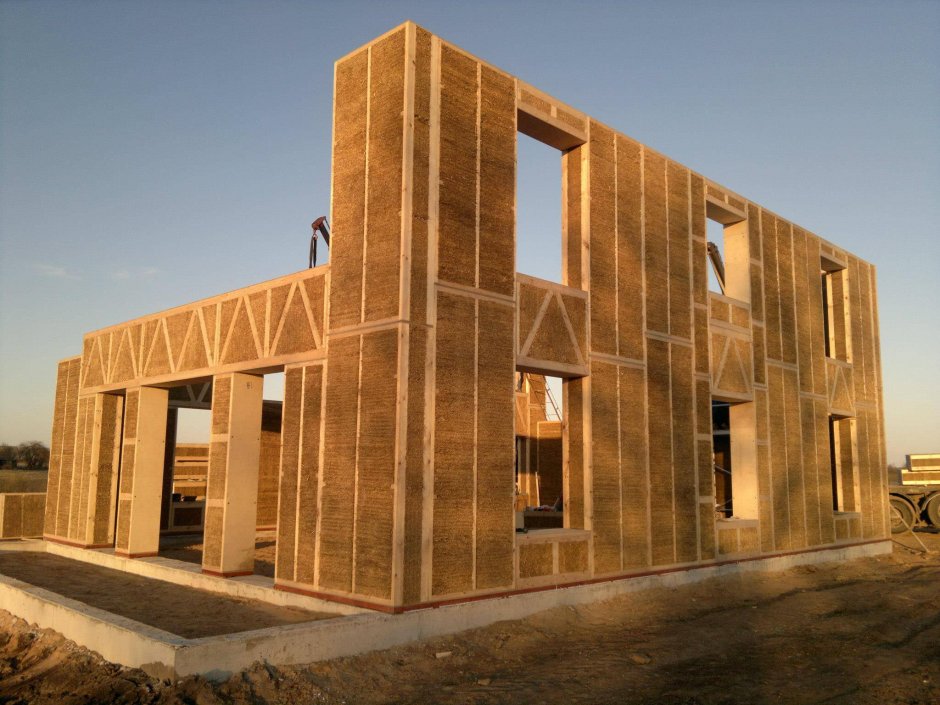 Соломенные панели ЭКОДОМ