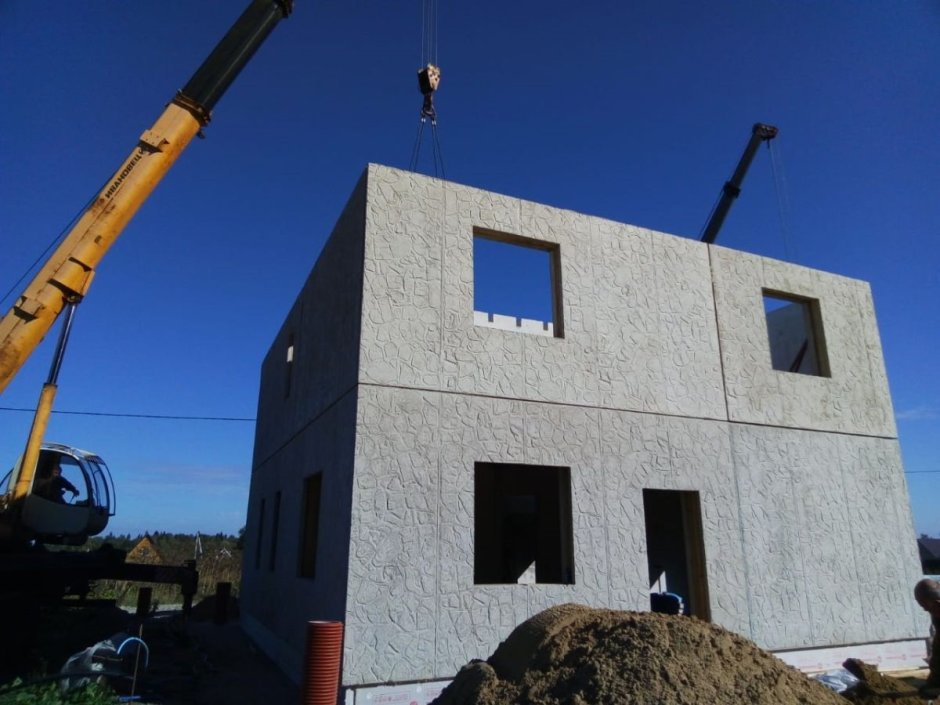 Дом из жб панелей