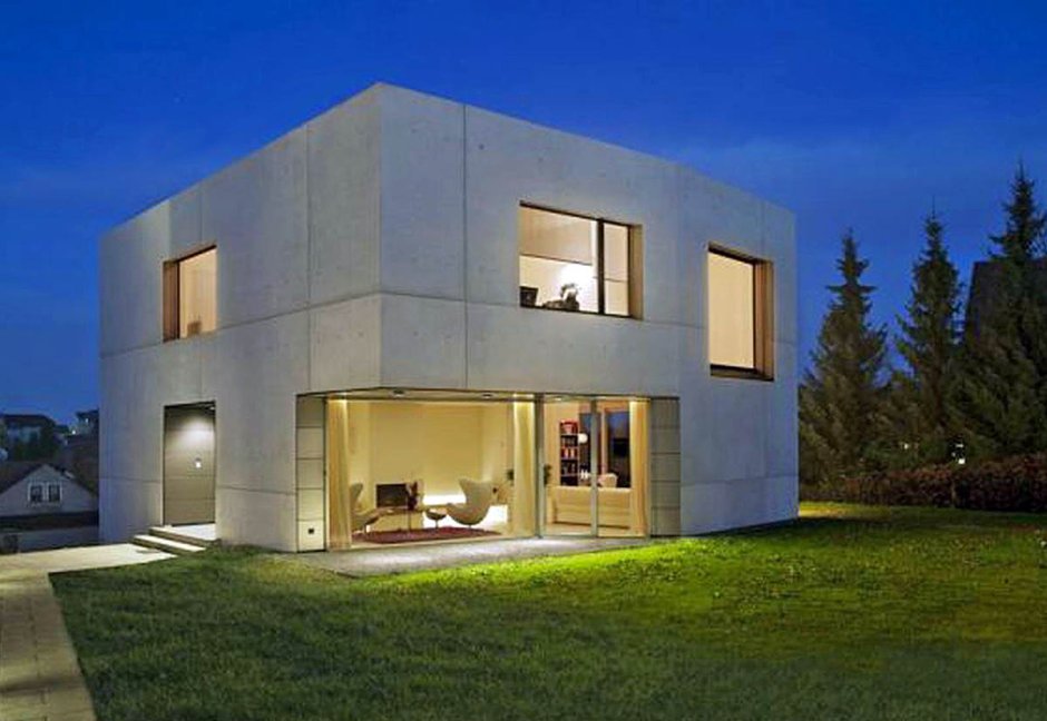 Бетонный дом