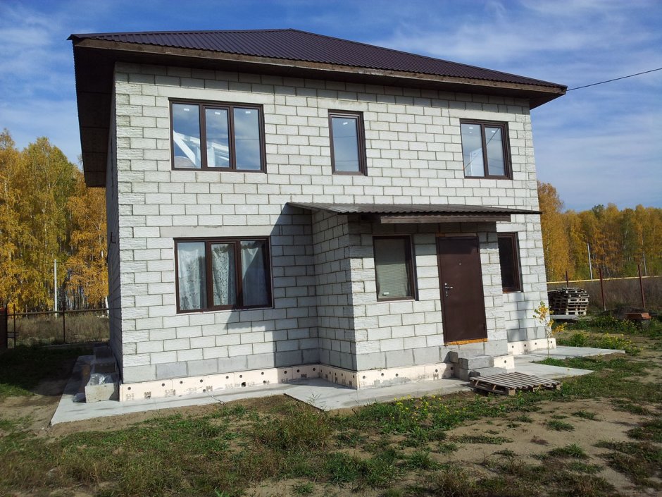 Дом из пеноблоков