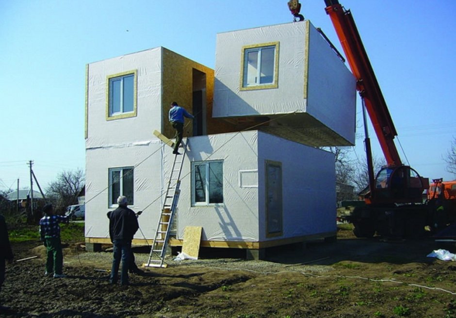 Обьемноблочное домостроение