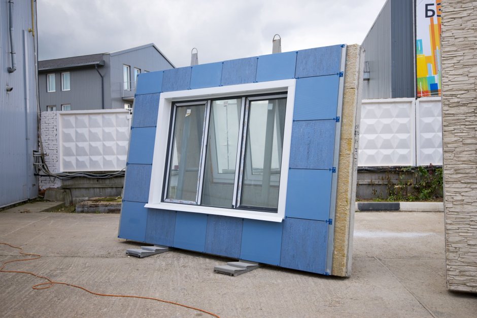 Наружные стеновые панели в строительстве