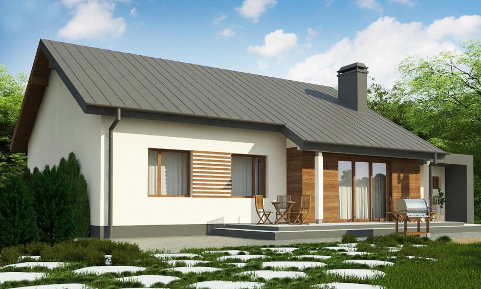 Z500 проекты одноэтажных дом z182 GH