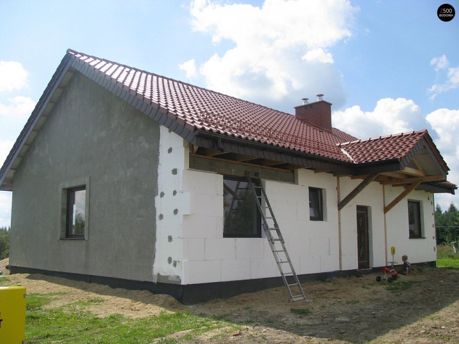 Одноэтажный дом из газоблока