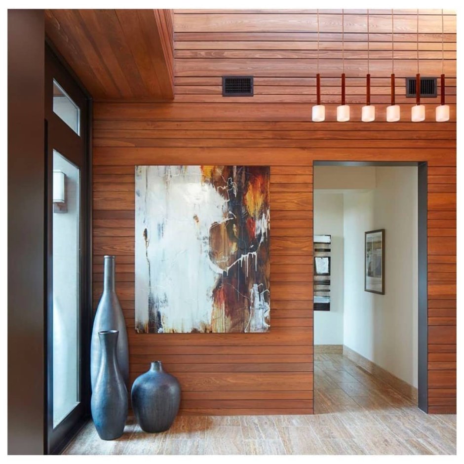 Отделка квартиры деревом