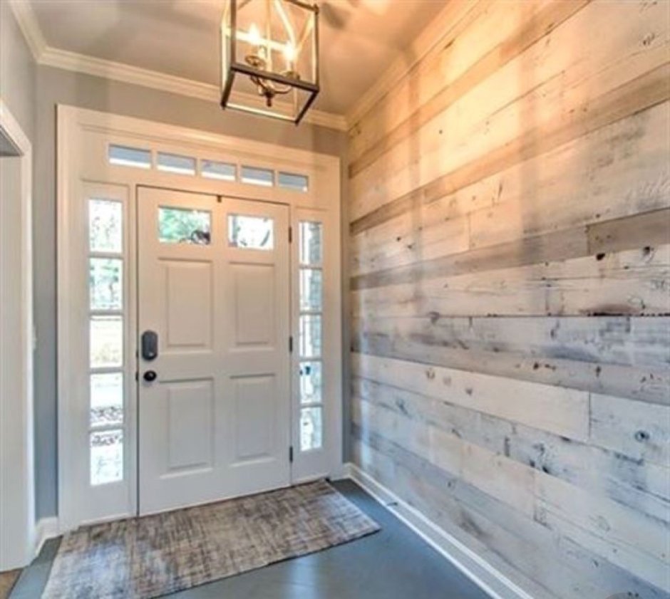 Прихожая имитация бруса