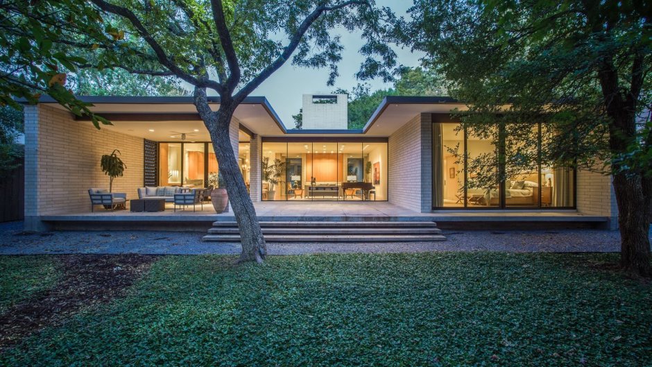 Дом п образный одноэтажный