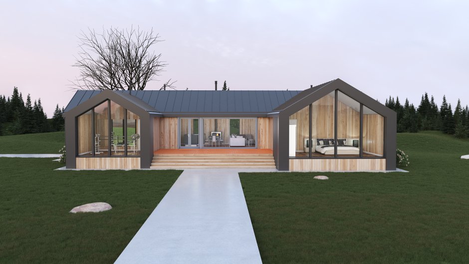 Барнхаус п образный