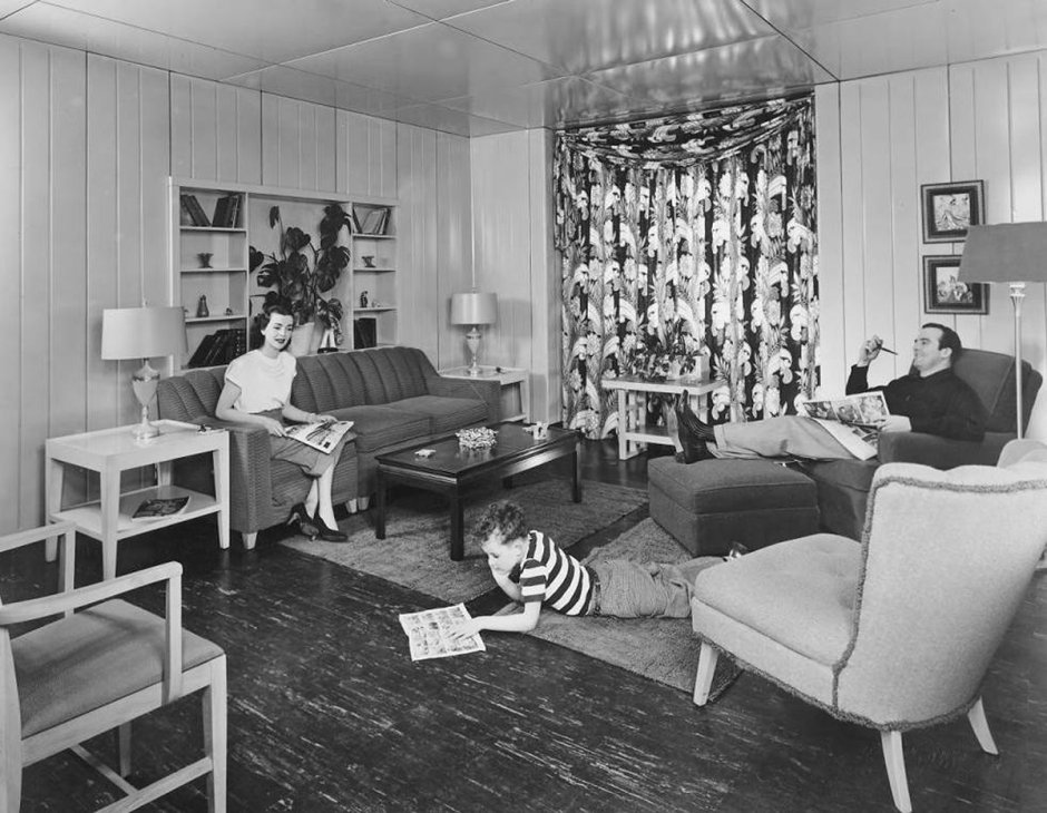 Квартиры 1950 года интерьер
