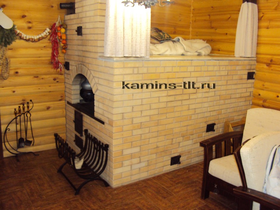 Печи Рязанкина русская печь с лежанкой