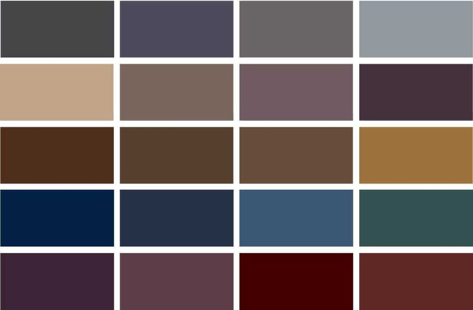 Приглушенная палитра цветов