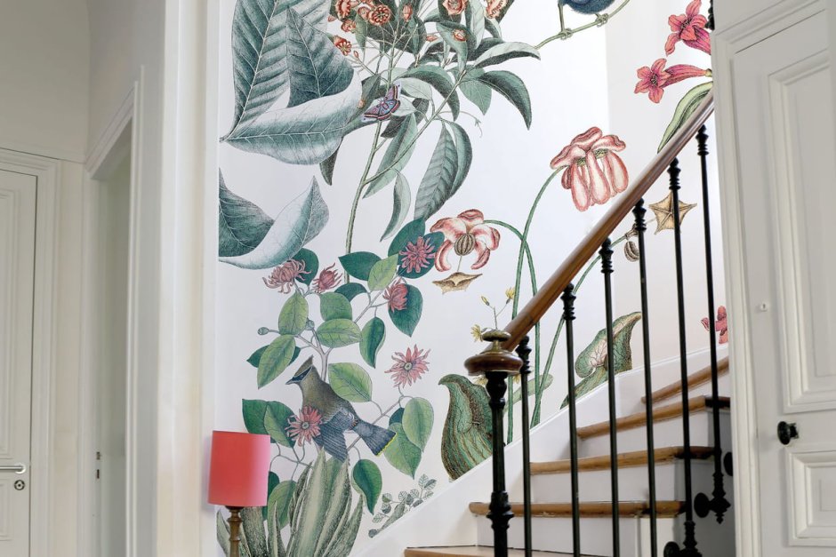 Роспись лестницы в доме