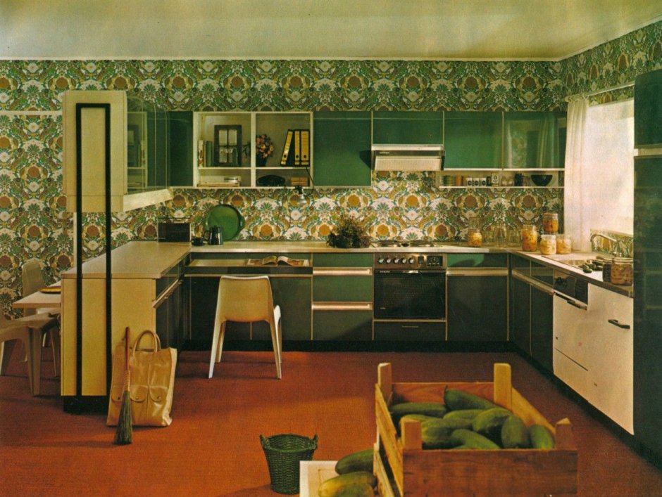 Кухня в стиле 70-х годов