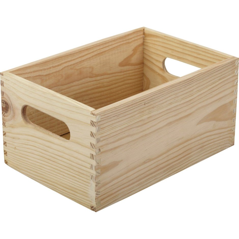 Деревянный короб для хранения