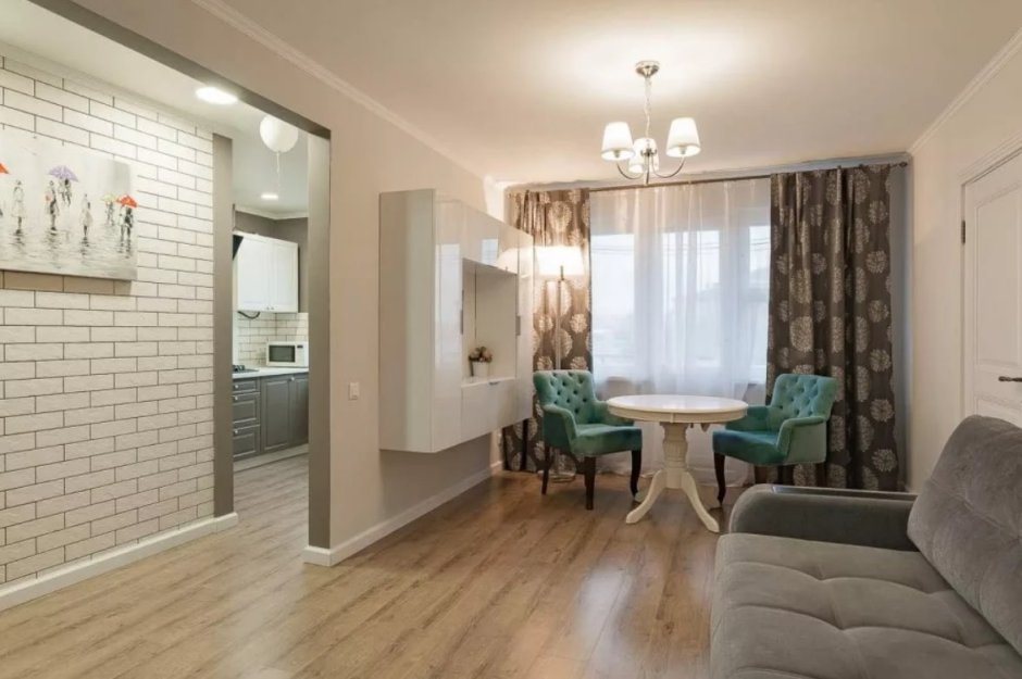 Интерьер двухкомнатной хрущевки