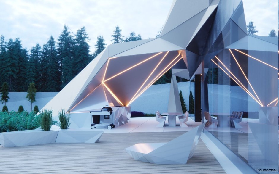 Нео футуризм в архитектуре дом