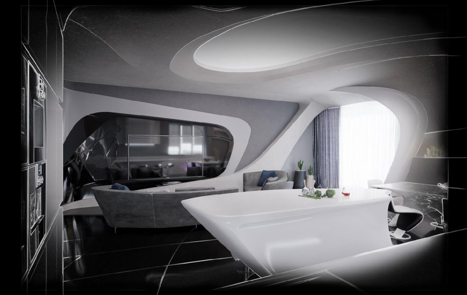 Квартира в стиле футуризм