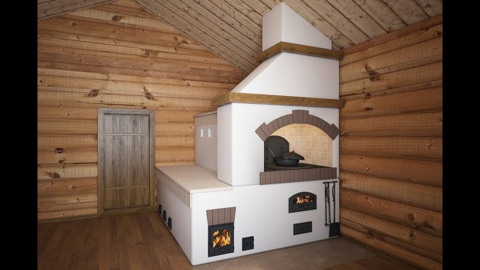 Русская печка с лежанкой