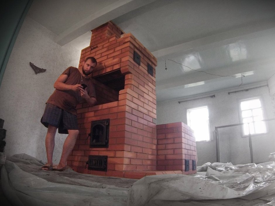 Печи Рязанкина русская печь с лежанкой