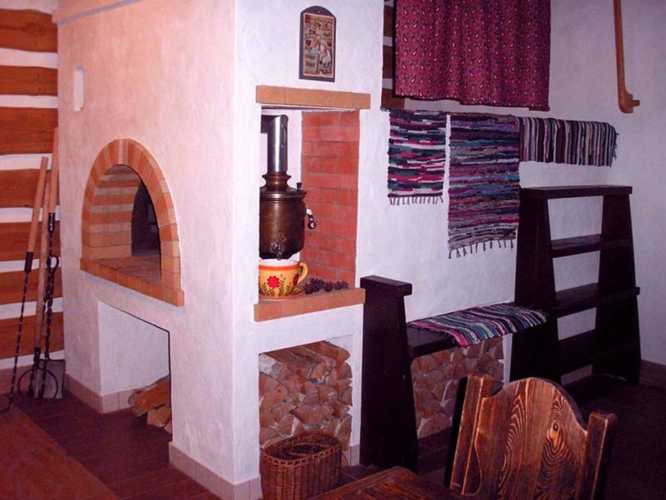 Традиционная русская печь с лежанкой