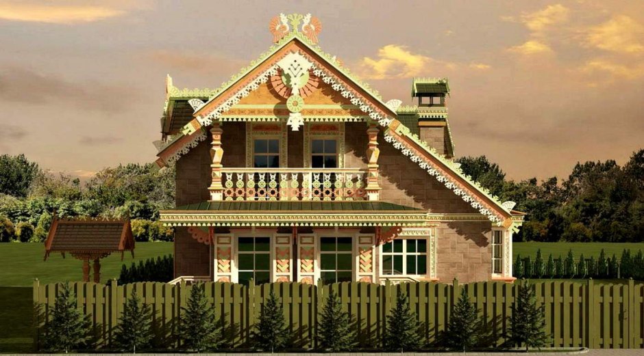 Каменный Терем в русском стиле