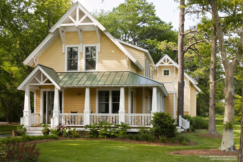 Каркасный загородный дом