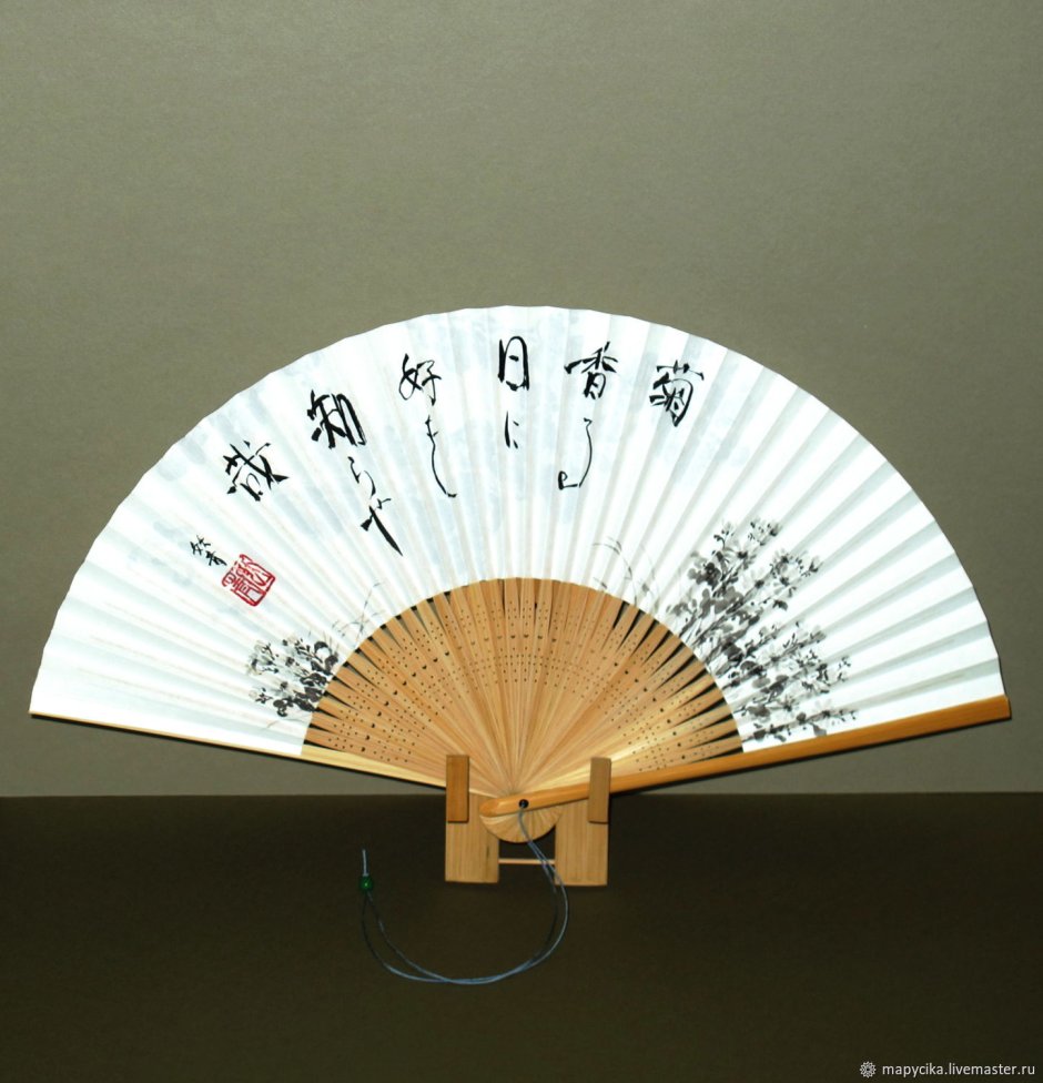 Японский орнамент веер