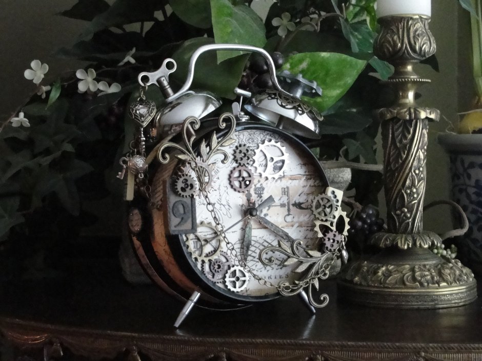 Декорирование часов своими руками