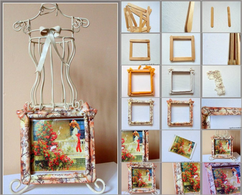 Красивые рамки для картин своими руками