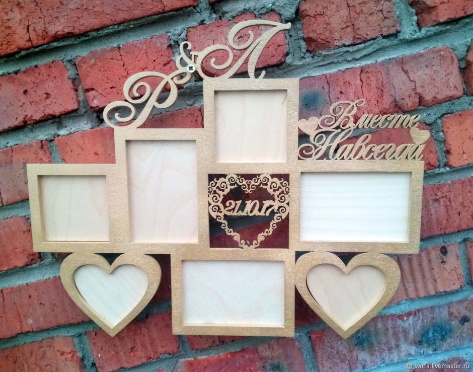 Оригинальные фоторамки из дерева